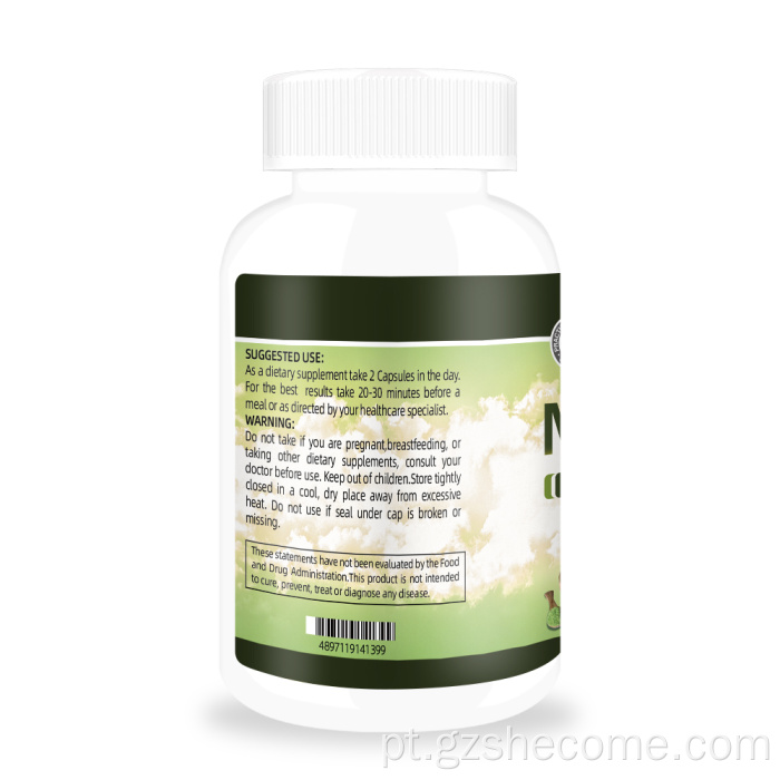 Shecome Moringa Cápsulas Energia Antioxidante Suporte Imunológico